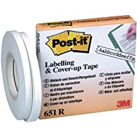 Post-It 651-R - Recambio de cinta ocultar-etiquetar- 18m x 4- color blanco